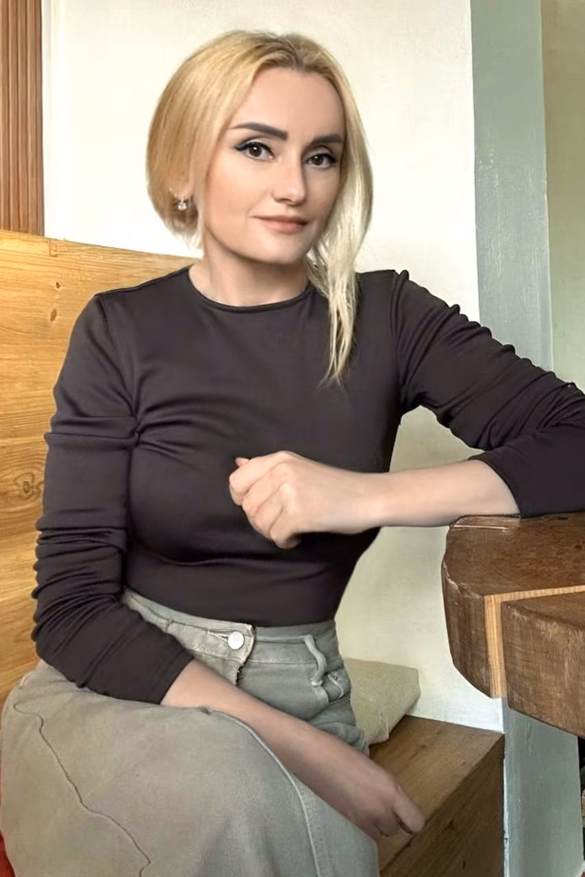 Julia 46 Kyiv  Ukraine I'm a charming bride with passion